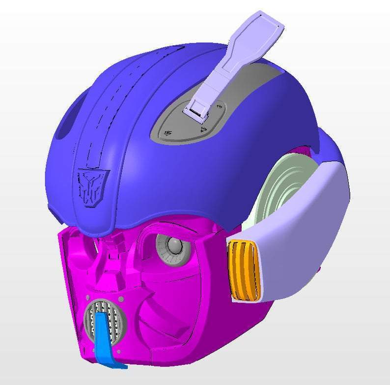 Megatrn Full Wearable Helmet 3D Model STL -  Portugal