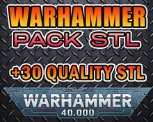 Load image into Gallery viewer, PACK WARHAMMER 40k STL pack/bundle | worth + 200 usd dollars (Check the description!) pack stl bundle download stl pack warhammer 40k
