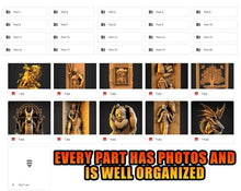 Load image into Gallery viewer, PACK CNC ROUTER +200 stl pack/bundle | (Check the description!) pack stl bundle download stl pack cnc Router Artcam Model metal work