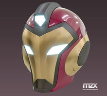 Load image into Gallery viewer, Iron Heart Riri Williams 2018 helmet model for 3D-printing
