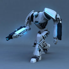 Load image into Gallery viewer, Rigged Robot Model 3D model