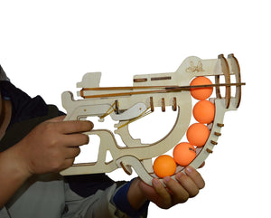 Ping Pong Gun, Ping Pong Ball Shooter, Handmade Child's Toy, Toy Gun, CNC file, Laser Cut Vector Plan
