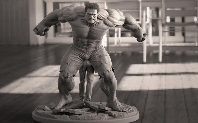 3D HULK Diorama STL filE for professional user