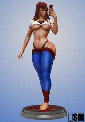 3D Mary Jane Watson 3d print file Social media edition 3D 