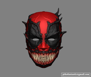 3d Print File Marvel Cosplay Mask Deadpool Cosplay Mask 
