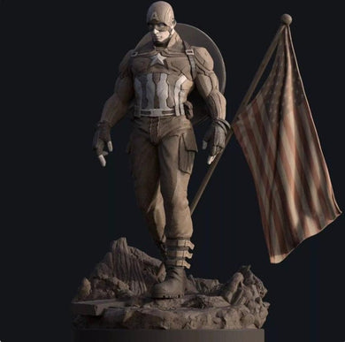 3D STL Captain america Marvel stl fichiers d’impression 3D