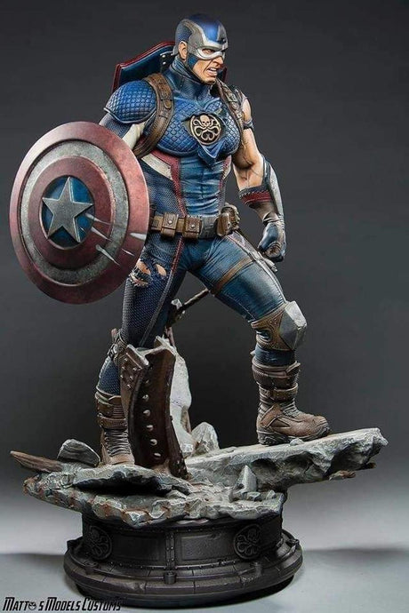 3D STL file Captain Hydra Captain america stl 3d print files