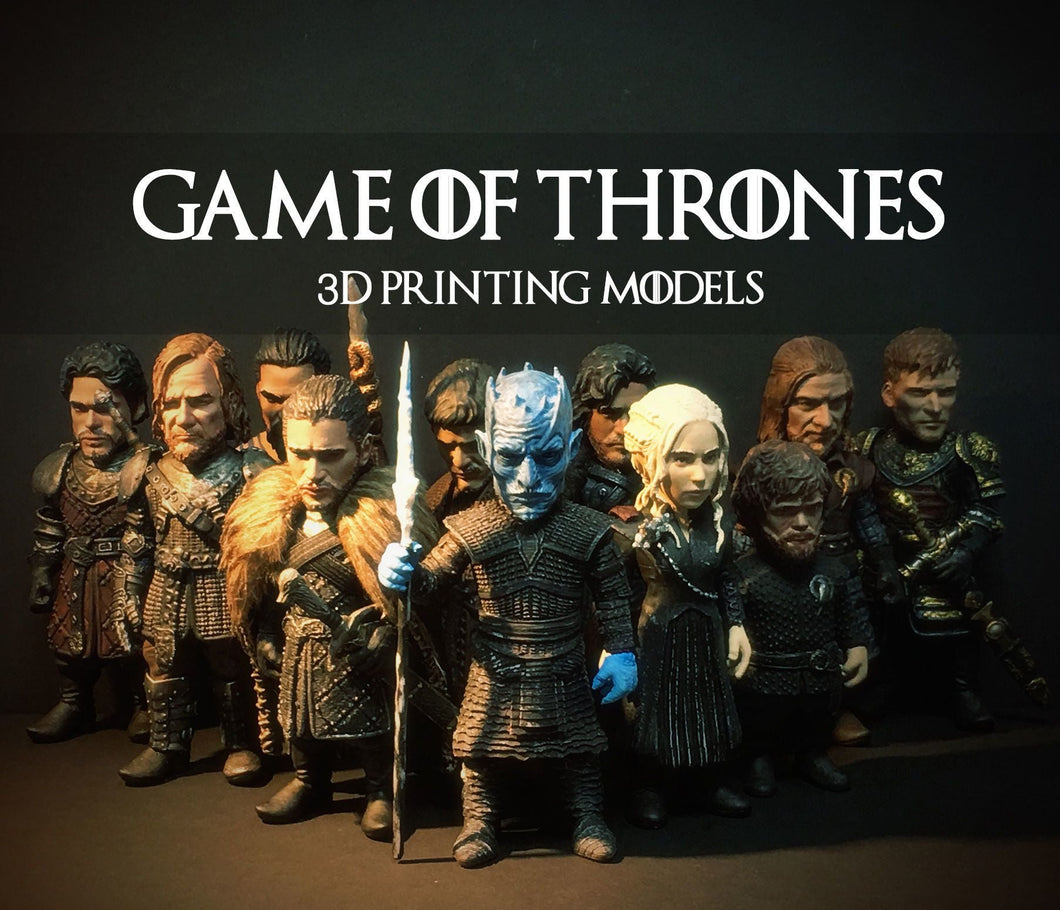 3D STL File Game of Thrones set for CNC Router Carving 