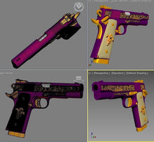Load image into Gallery viewer, 3D STL file-Joker Gun Replica | Joker Cosplay | Suicide 
