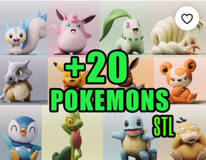 '+20 pokemons STL