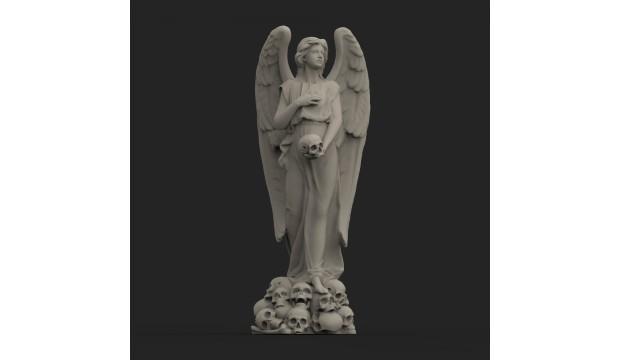 ANGEL READY FOR print halloween decoration stle file ready 