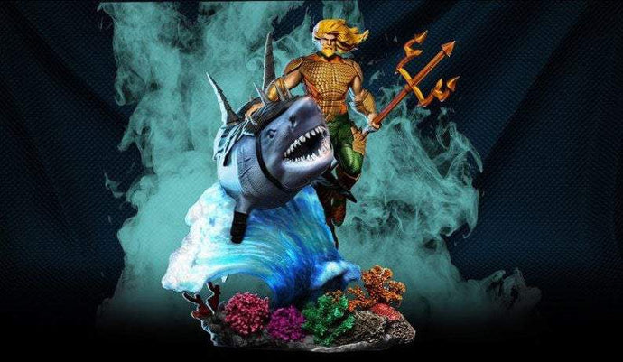 Aqua-Man 3d printing stl files marvel dc