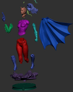BatWoman 3d print stl marvel dc