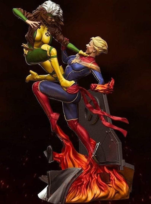 Captain marvel v Rogue 3d print stl