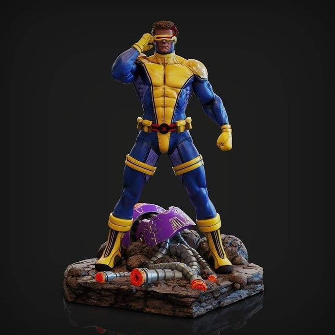 Cyclops 3d print stl files xmen dc marvel