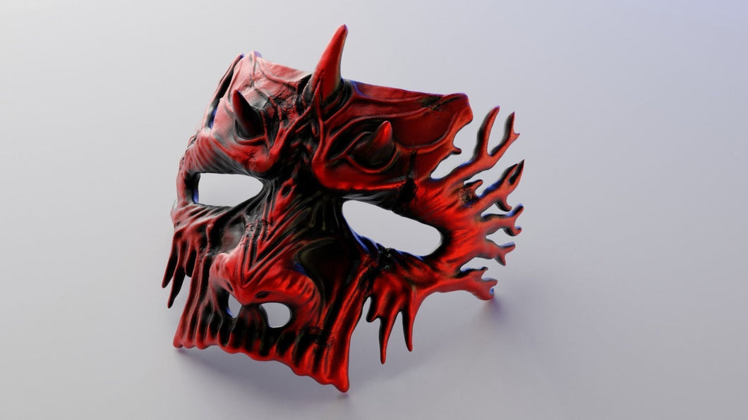 Dark Fantasy Demon Mask 3D print model