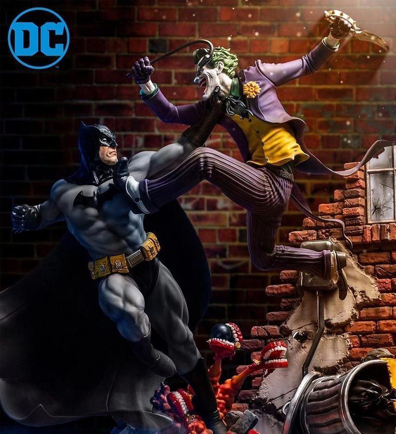 DC - Batman vs Joker - STL Files for 3D Print