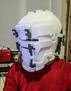 Dead Space Level 5 helmet model for 3D-printing DIY