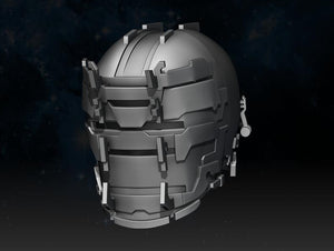 Dead Space Level 5 helmet model for 3D-printing DIY