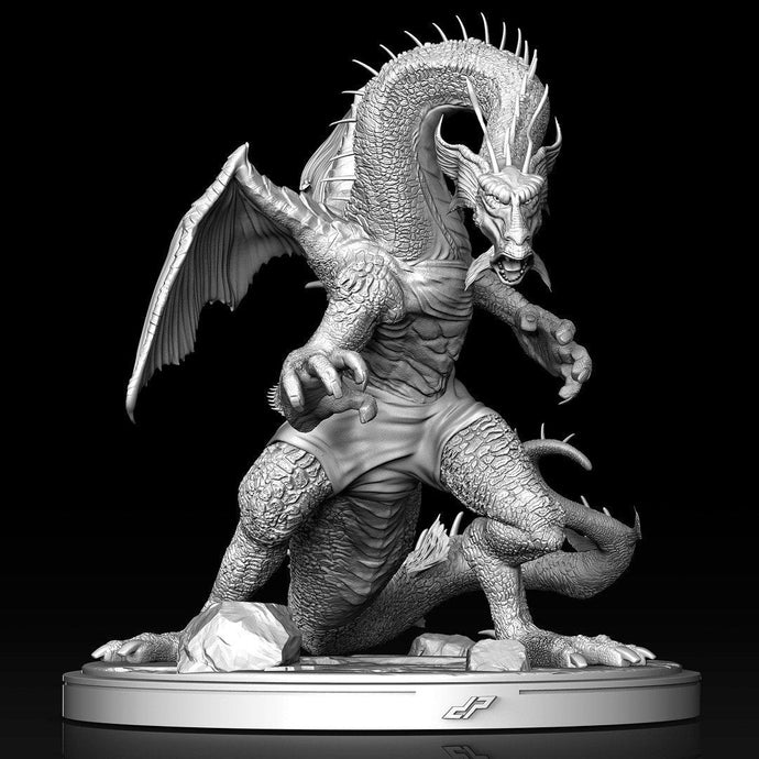 Fin Fang Foom 3D Printing Miniature