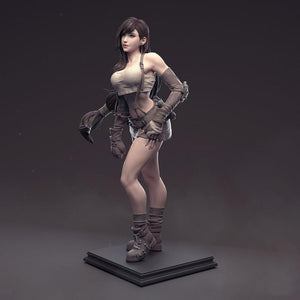Final Fantasy VII Fan Art - Tifa Lockhart Statue - STL - 3d 