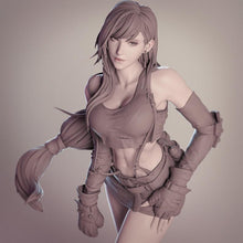 Load image into Gallery viewer, Final Fantasy VII Fan Art - Tifa Lockhart Statue - STL - 3d 
