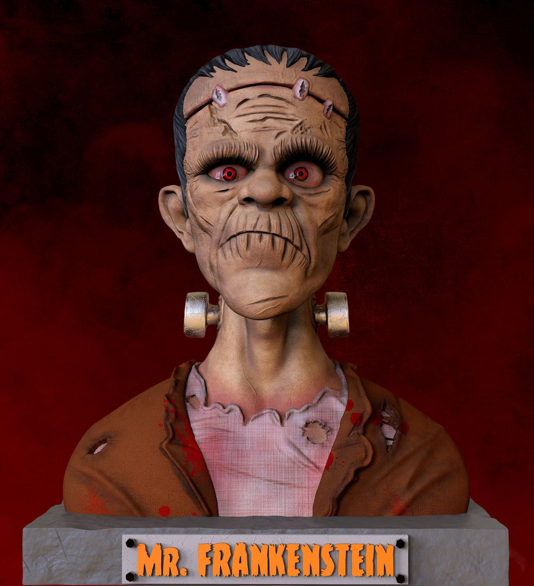 Halloween Frankenstein 3D Printable 3D print model