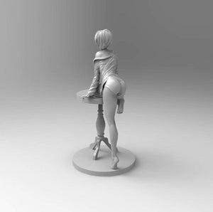 B422 - Personnage d’anime , Eva Rei Hot pose, STL 3D modèle design print download file