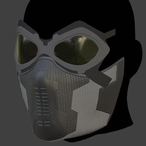 4-Winter soldier mask STL pack