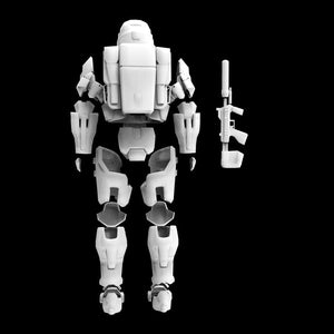 Halo ODST Armor Wearable 3D Model with Weapon