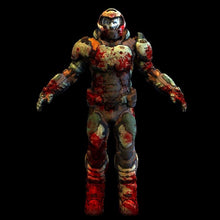 Load image into Gallery viewer, DOOM Slayer (Doomguy) Wearable Armor 3D Model
