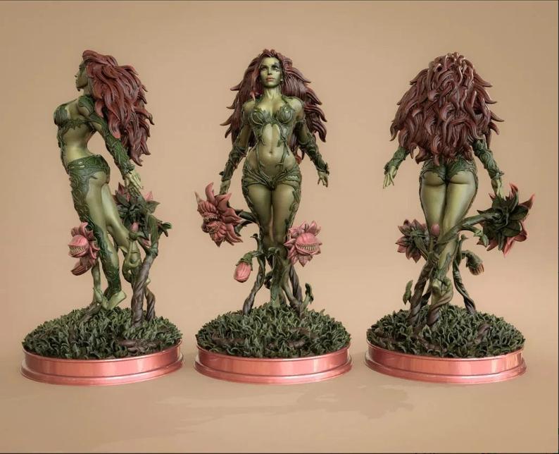 Poison Ivy STL 3D Model print
