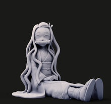 Load image into Gallery viewer, Nezuko Sitting - Demon Slayer/Kimetsu No Yaiba Figure Statue STL
