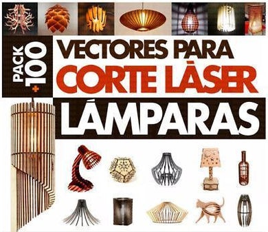 Lamp Pack Laser Cut Vector DXF CDR CNC 3D files pantograph 