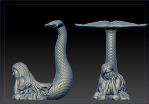 Lovely Mermaid 3D print model