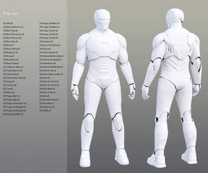 Mark 48/50 Wearable Suit model for 3D-printing DIY upd. #10