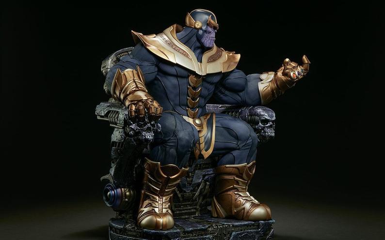 Marvel - Thanos Statue - STL Files for 3D Print Active