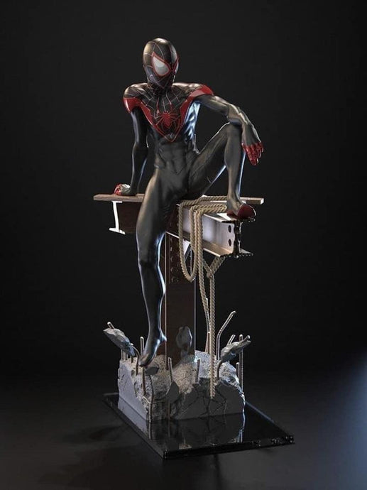 Miles Morales 3d printing stl files marvel dc spiderverse