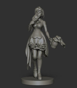 mischievous anime girl 3D print model