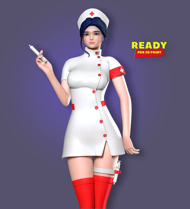 Nurse Print Ready 3D Model