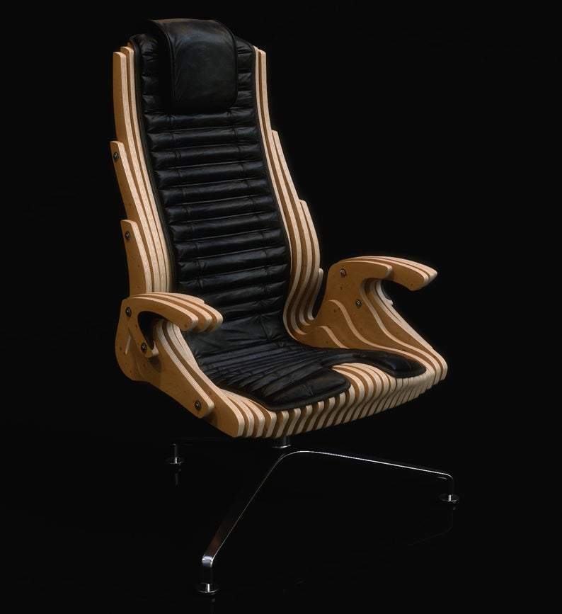 Parametric office chair. This cnc files DXF CDR SVG dxf 