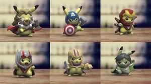Pokemon - 6x Pikachu Avengers - STL - 3d Print Files