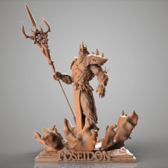 Poseidon STL File for 3D Printing