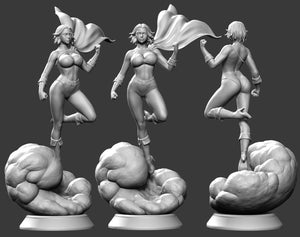 Power Girl 3D print model