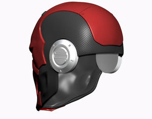 Red Ronin Red Hood Helmet Cosplay Mask STL file 3D print