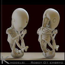 Load image into Gallery viewer, Robot 01 embryo 3D print model
