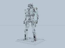 Load image into Gallery viewer, A robot rigged design 3D model
