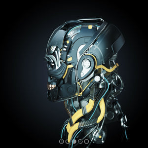 Sci Fi - Character Robot- Head 3D model