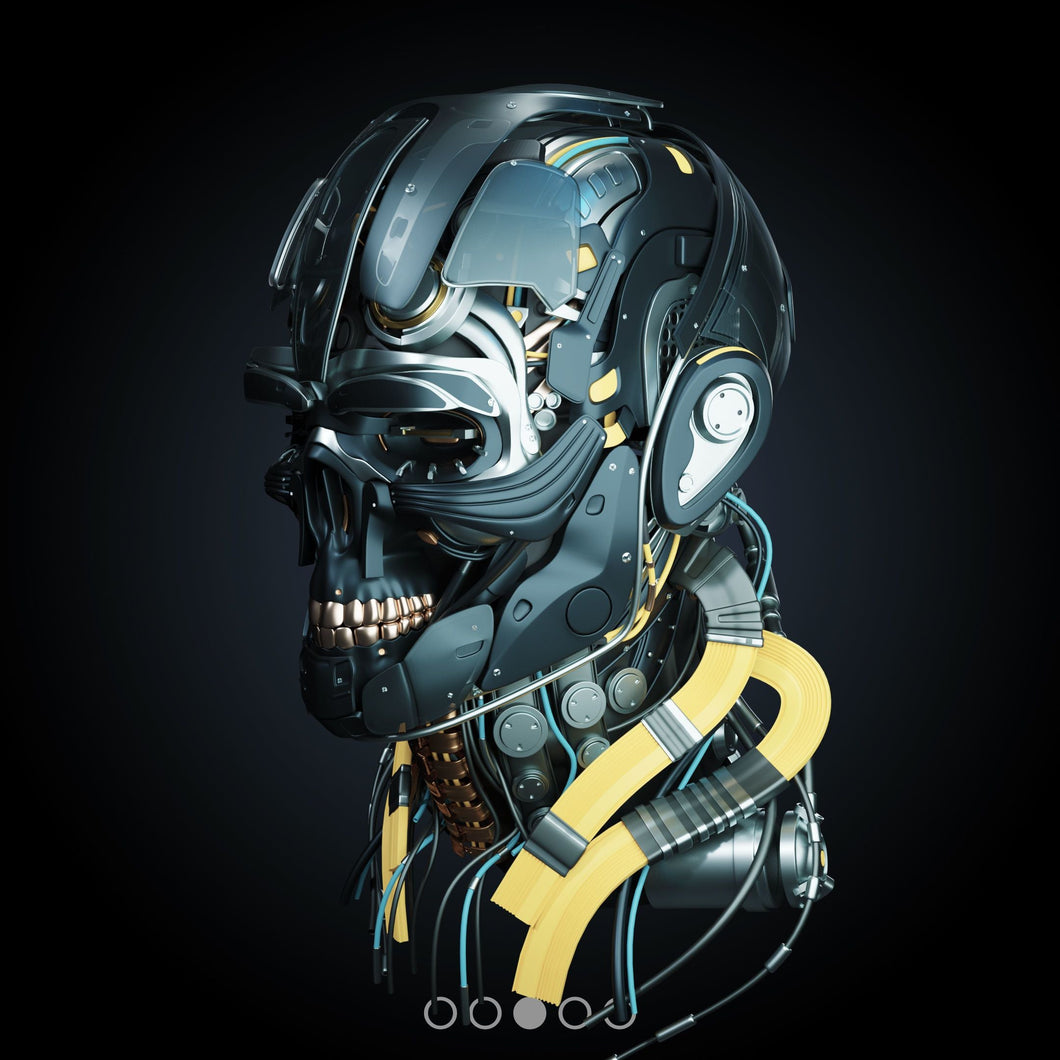 Sci Fi - Character Robot- Head 3D model