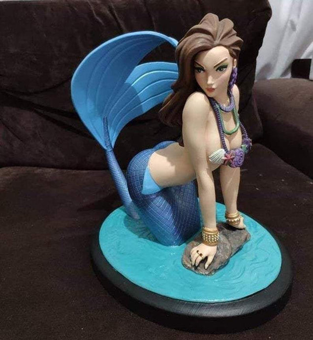 Sexy Little Mermaid Statue + Extra NSF Version - STL Files 